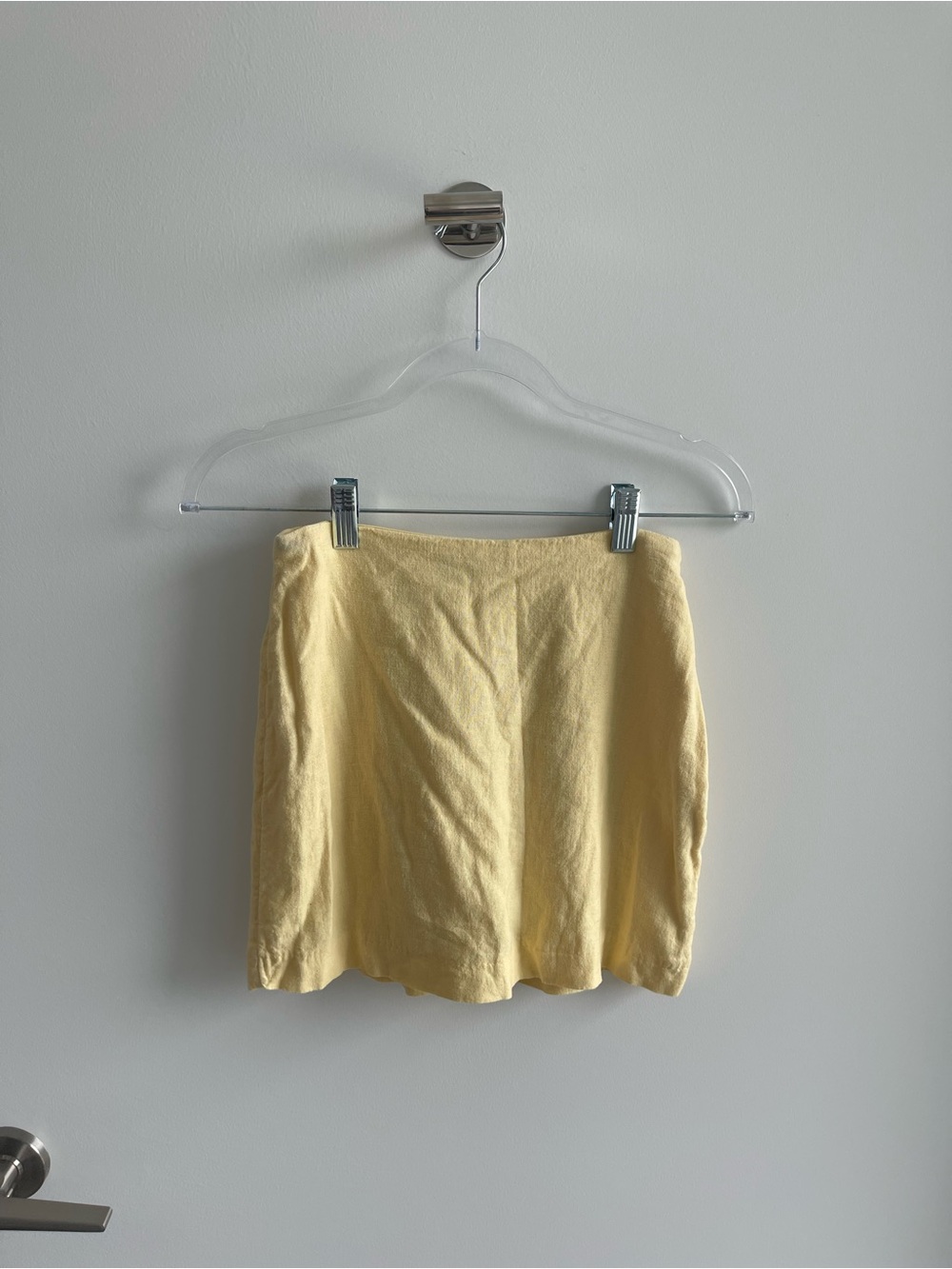 Abercrombie & Fitch Yellow Mini Skirt